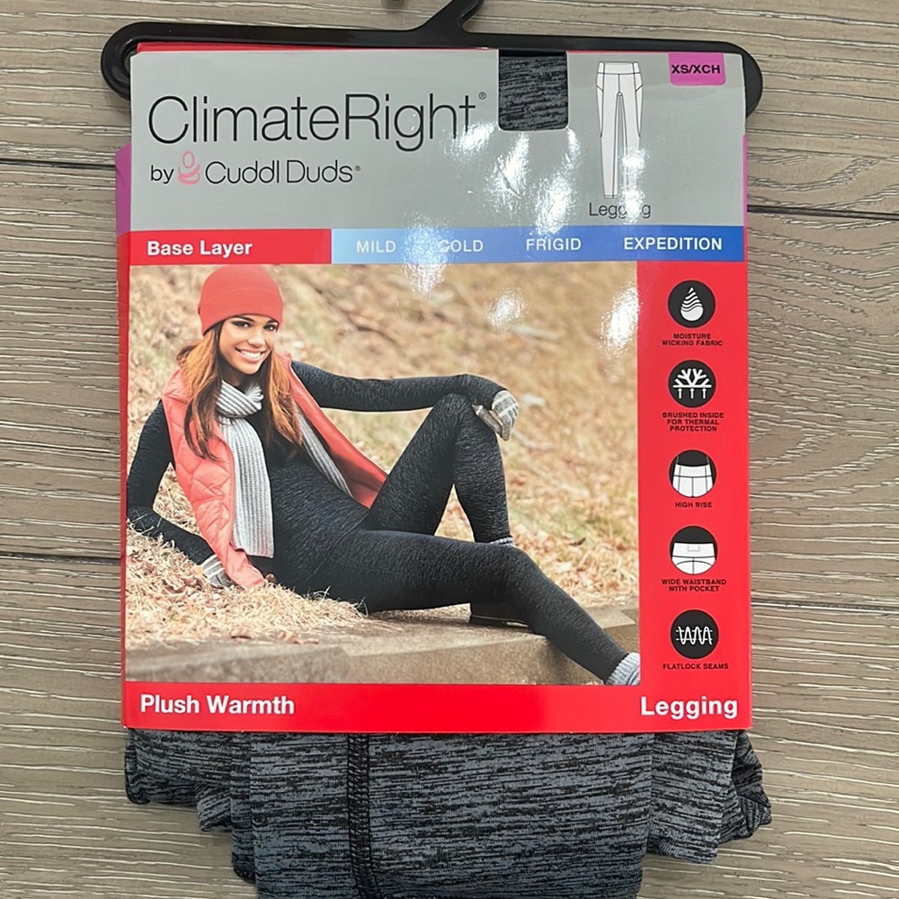 Cuddl Duds plush legging